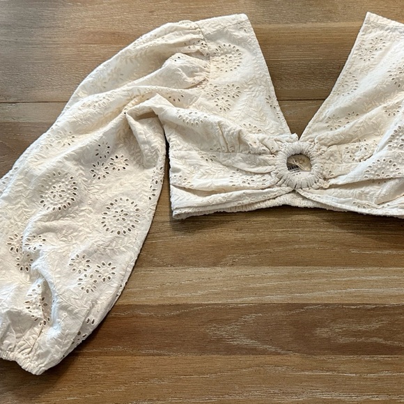 NWT Jen's Pirate Booty Getaway Crop Top in Asbury Swirl Size S - Picture 15 of 15